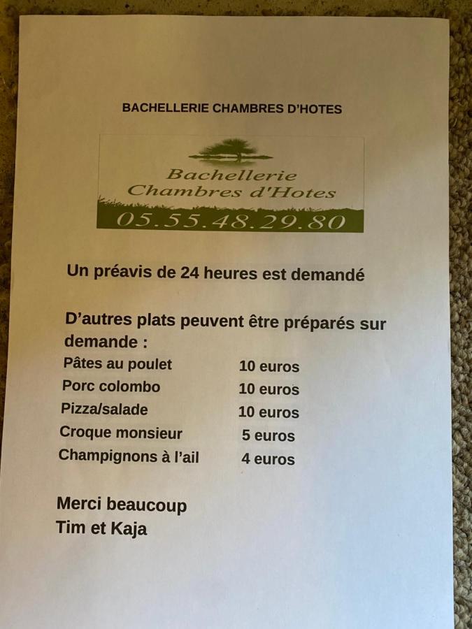 Bed and Breakfast Bachellerie Cheronnac Экстерьер фото